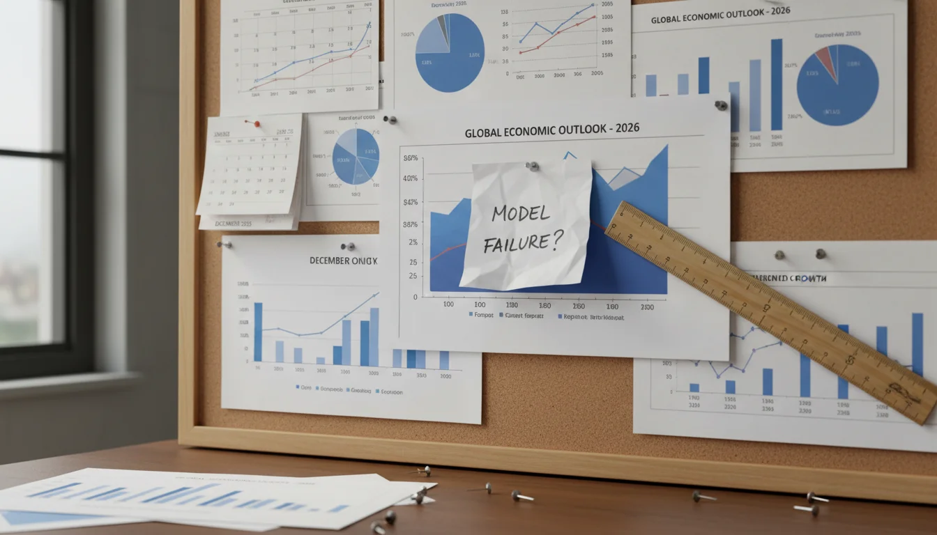 Nonlinear Increasing Economic Forecasts in 2026: Models Failing?